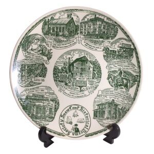 Snow Camp North Carolina Decorative Plate Kettlesprings Kilns 2164-S